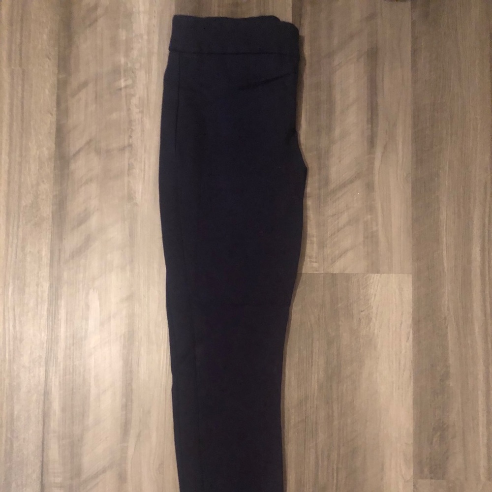 Navy blue skinny trousers